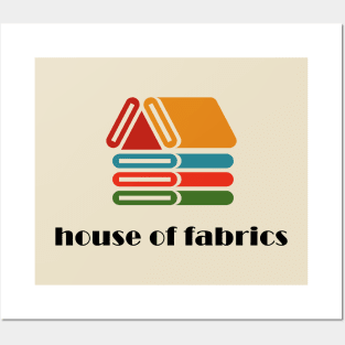 Retro House of Fabrics Posters and Art